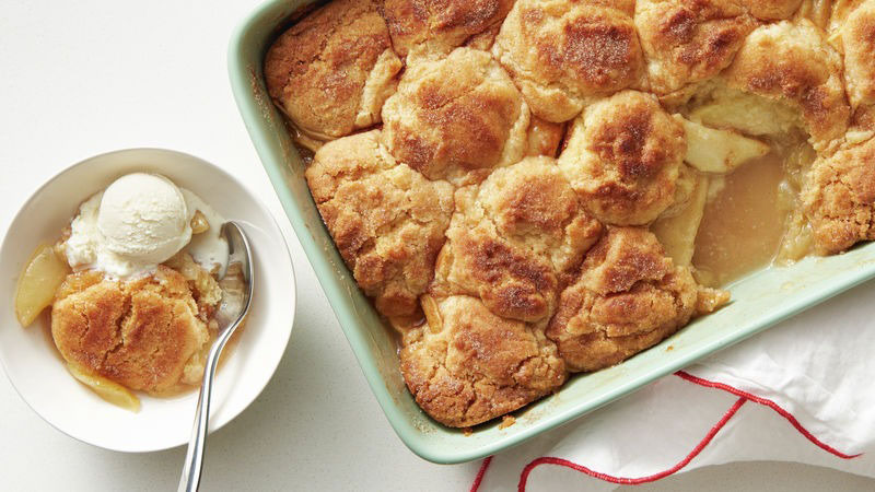 Cobbler is a dessert consisting of a fruit (or less commonly savory) filling poured into a large baking dish and covered with a batter, biscuit, or du...